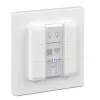 Painel de interruptor de parede eQ-3 Homematic IP botão de parede 6 vias plástico branco