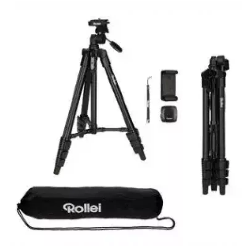 Tripé Rollei 22638 smartphone/câmara de ação 3 pernas preto