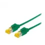 Cabo de rede Tecline 1 m Cat6a S/FTP verde