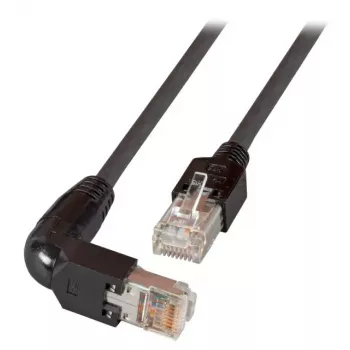 Cabo de rede EFB Elektronik K0993.0,5 RJ-45 Cat5e 0,5 m preto