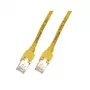 Cabo de rede EFB Elektronik K8702.0,50 RJ-45 Cat5e 0,5 m amarelo