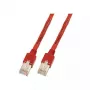 Cabo de rede EFB Elektronik K8703.1 RJ-45 Cat5e 1 m vermelho