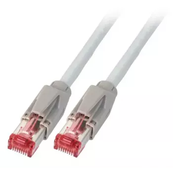 Cabo de rede EFB Elektronik K8708GR.5 RJ-45 Cat6a 5 m cinzento