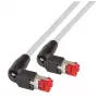 Cabo de rede EFB Elektronik K4137GR.15 RJ-45 Cat6a 15m cinzento