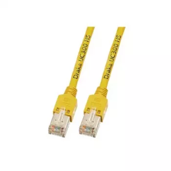Cabo de rede EFB Elektronik K8015.2 RJ-45 Cat5e 2 m amarelo