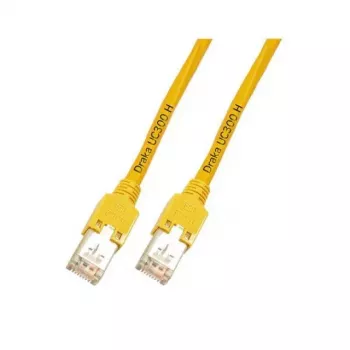 EFB Elektronik K8075.1,5 cabo patch RJ45, Cat.5e F/UTP, 1,5 m, amarelo