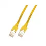 Cabo de rede EFB Elektronik K8075.2 RJ-45 Cat5e 2 m amarelo