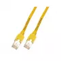 Cabo de rede EFB Elektronik K8075.7,5 RJ-45 Cat5e 7,5 m amarelo