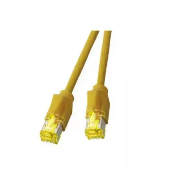 EFB Elektronik K8580GE.1,5 Cabo patch RJ45, Cat.6A S/FTP, 1,5 m, amarelo