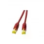 Cabo de rede EFB Elektronik K8580RT.1,5 RJ-45 Cat6a 1,5 m vermelho