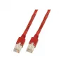 Cabo de rede EFB Elektronik RJ45 S/UTP Cat5e vermelho 1,5 m