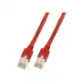 EFB Elektronik K8703.7,5 Cabo patch RJ45, Cat.5e S/UTP, 7,5 m, vermelho