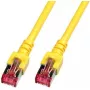 Cabo de rede EFB Elektronik 10 m Cat6 RJ-45 RJ-45 amarelo