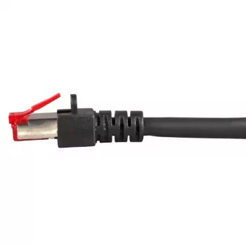 Cabo de rede EFB Elektronik RJ45 S/FTP Cat6 25 m preto