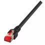 Cabo de rede EFB Elektronik RJ45 S/FTP Cat6 preto 30 m