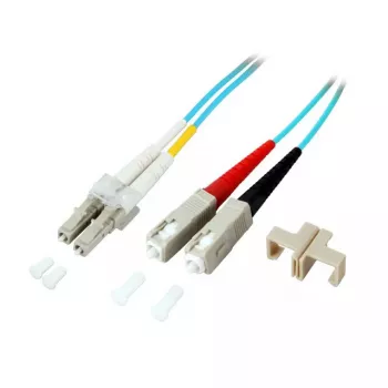 Cabo de fibra ótica EFB Elektronik O0314.0,5 0.5m 2x LC turquesa