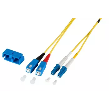 Cabo de fibra ótica EFB Elektronik O0360.0,5 0,5 m LC SC amarelo