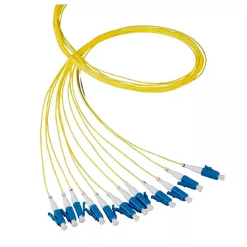 Cabo de fibra ótica EFB Elektronik O0480.2 2 m LC amarelo