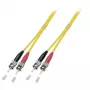 Cabo de fibra ótica EFB Elektronik O2003.1 1 m ST amarelo