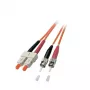 Cabo de fibra ótica EFB Elektronik O6363.1 1 m SC ST laranja