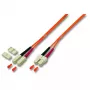 Cabo de fibra ótica InfiniBand EFB Elektronik SC/SC 50/125µ 1 m