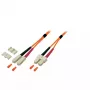 Cabo de fibra ótica EFB Elektronik O6413.5 5 m SC laranja