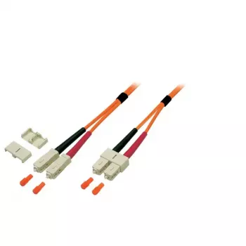 Cabo de fibra ótica EFB Elektronik O6423.050 0,5 m SC laranja