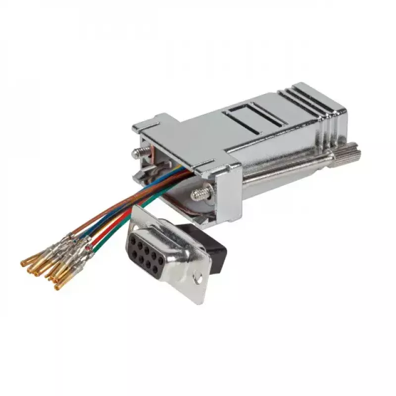 Adaptador de cabo EFB Elektronik ETM23067 — DB-09 para RJ-45, cinzento