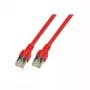 EFB Elektronik K5458.1,5 Cabo patch RJ45, Cat.5e SF/UTP, 1,5 m, vermelho