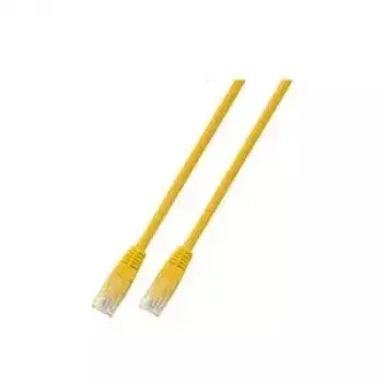 Cabo de rede EFB Elektronik RJ45 U/UTP Cat.5e amarelo 2 m