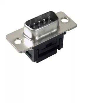 Conector de fio EFB Elektronik 29060.1 D-Sub 9 pinos preto cinzento
