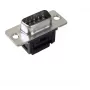 Conector de fio D-Sub EFB Elektronik 29062.1, acabamento preto metálico