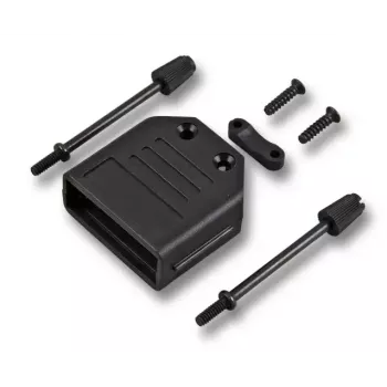 EFB Elektronik Capa D-Sub Flip-Top, 15 pinos, preto