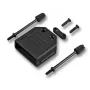 EFB Elektronik Capa D-Sub Flip-Top, 15 pinos, preto