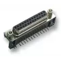 Ficha de cabo D-Sub 15 pinos conector fêmea, EFB Elektronik 34702.1, preto, 39,1×12,6×21 mm