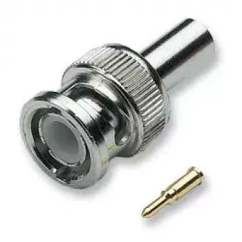 Ficha BNC coaxial EFB Elektronik 52500.2, impedância 50 Ω