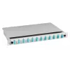 EFB Elektronik B71203.12OM3 Caixa de emendas de fibra óptica, SC 50/125 µm OM3, 12 pigtails/6 acopladores, extraível
