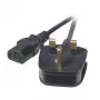 Cabo de alimentação EFB Elektronik EK500.2 preto 2 m