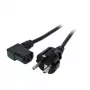Cabo EFB Elektronik Schuko 180° - C13 90° 5 m