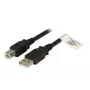 Cabo USB EFB Elektronik K5256SW.1,8 1,8 m USB A USB B preto