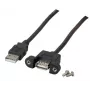 Cabo USB EFB Elektronik K5291SW.3V2 3 m USB A preto