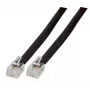 Cabo telefónico EFB Elektronik K2404SW.2 2 m preto