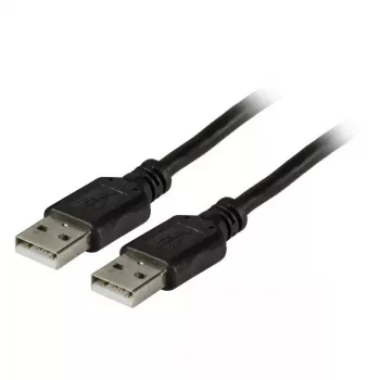 Cabo USB EFB Elektronik USB 2.0 A / A 3 m preto
