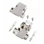 EFB Elektronik E-DH15 Capa D-Sub metalizada, 15 pinos, prateado