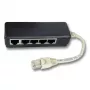 Splitter de rede EFB Elektronik K5117.015 preto