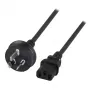 Cabo de alimentação EFB Elektronik EK493.1,8 preto 1,8 m
