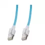 EFB Elektronik DCK1001BL.1,5 Cabo patch RJ45 LED, Cat.6A S/FTP, 1,5 m, azul