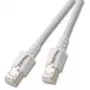 Cabo de rede EFB Elektronik 0,5 m Cat6a RJ-45 S/FTP cinzento