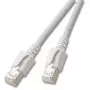 Cabo de rede EFB Elektronik 3 m Cat6a RJ-45 S/FTP cinzento