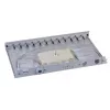 Patch panel 1U EFB Elektronik B71006.12OM4 — conectores de fibra ótica ST, metal, 483×44,5×244 mm